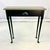 This console table from the 1990s features a very thin shape which is perfect for a hall table. It’s under 11” deep. The...