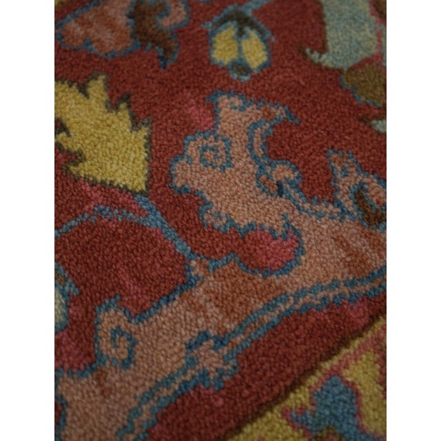 1980s Karastan Colonial Williamsburg Approx. 8x8 Wool Area Square Rug For Sale - Image 5 of 10