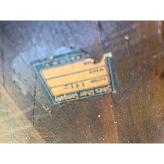 Vintage Art& Craft Style Spindle Brace Back Side Chair by Sikes Company For Sale - Image 9 of 18