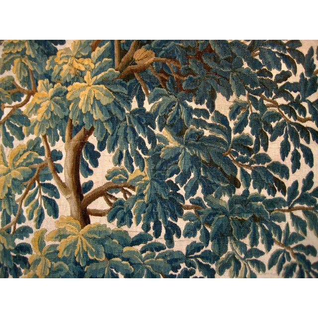 Aubusson Verdure Tapestry Waterfall With an Heron and Bridge Jean-Batiste Pillement Circa 1750 For Sale - Image 15 of 18