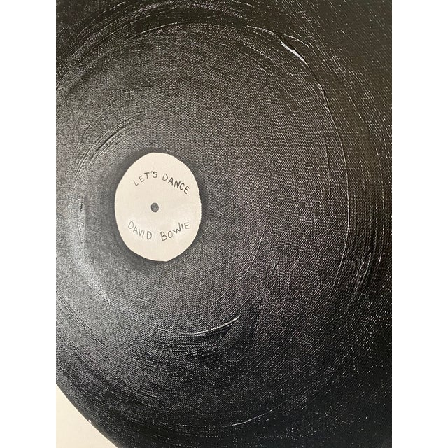 "Let's Dance by David Bowie" from Jack Olsen's Vinyl Record series. - Acrylic paint on thick gallery canvas - 20" x 20"...