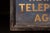Wood 1910s–1920s New York Telephone Company Double-Sided Smaltz Agency Sign For Sale - Image 7 of 12
