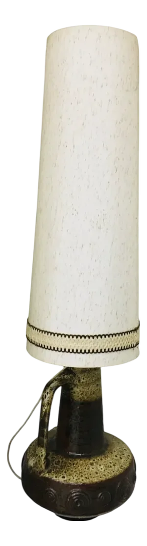 Mid-Century Huge Ceramic Table Lamp, 1970s