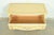 Cream Drexel Heritage French Provincial Louis XV Cream Lacquered Paint-Decorated Commode or Bedside Chest, 1970s For Sale - Image 8 of 12