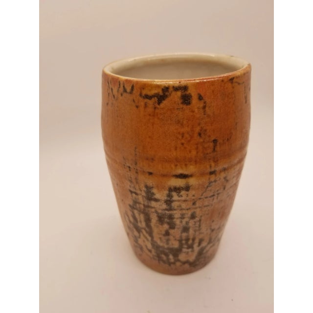 Vintage Handthrown Rustic Ceramic Pottery/Vase For Sale - Image 4 of 4