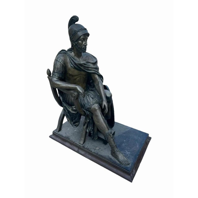 Bronze Roman Sculpture, 1950s For Sale - Image 11 of 12