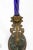 Blue Early 20th Century Cobalt Blue Glass Floor Lamp With Anglo-Indian Details For Sale - Image 8 of 12