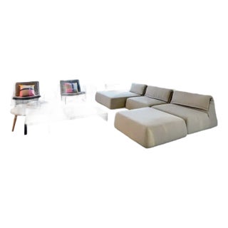 Moroso Highlands Modular Sectional Sofa by Patricia Urquiola - 4 Piece Set For Sale