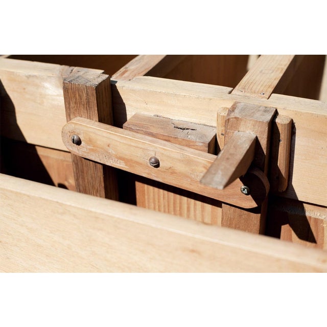 Antique Oak Desk with Two Workstations, 1890s For Sale - Image 10 of 11