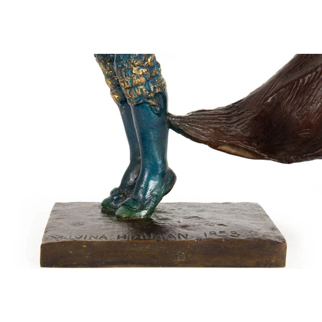 American Bronze Sculpture “Matador With Cape” (1953) by Malvina Hoffman For Sale - Image 11 of 12