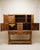 American Antique Oak Hoosier Cabinet With Flour Bin & Original Hardware For Sale - Image 3 of 7