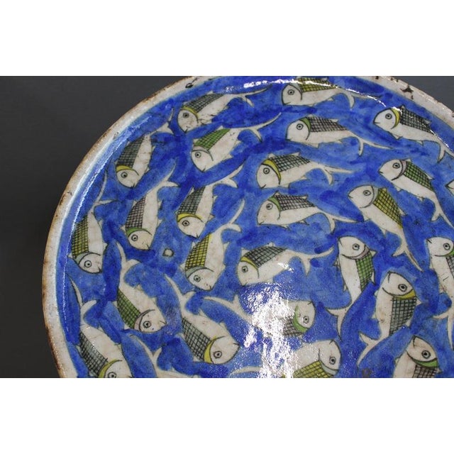 Hand-Painted Ceramic Plate from Shahidi For Sale - Image 10 of 17