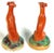Pair of Victorian Staffordshire Pottery Seated Whippet Figures, Circa 1860 For Sale - Image 9 of 13