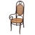 Traditional Vienna Secession Bent Oak & Cane High Back Armhair No. 17 Attributed to Thonet For Sale - Image 3 of 8