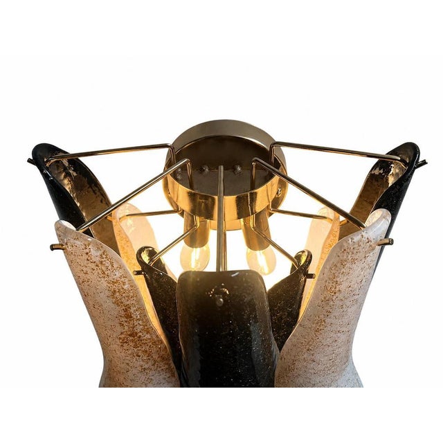 Italian Murano Sconces, 1970s, Set of 4 For Sale - Image 3 of 10