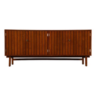 Slatted Teak Sideboard, Germany, 1970s For Sale