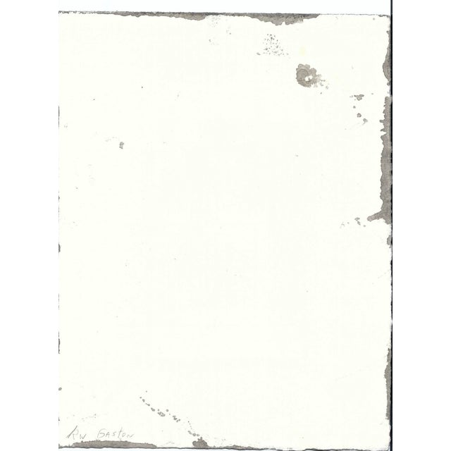 Modern 1989 Rodger Gaston Modern Intaglio For Sale - Image 3 of 3