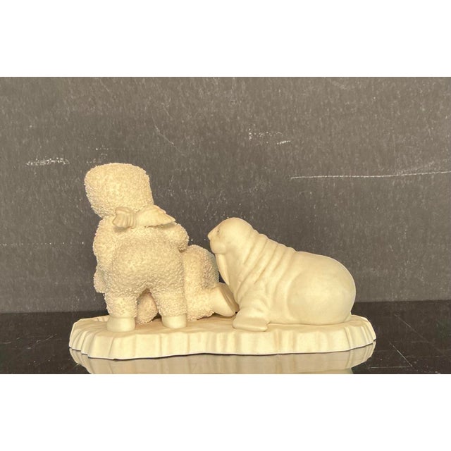 Vintage Department 56 Snowbabies "I Can't Find Him" Walrus Figurine With Orginial Packaging For Sale In Greenville, SC - Image 6 of 12
