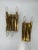 Gold Brass Wall Sconces attributed to Gio Ponti, Italy, 1970, Set of 2 For Sale - Image 8 of 8