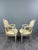 20th Century Louis XVI Medallion Armchairs with Ottoman, Set of 3 For Sale - Image 9 of 13