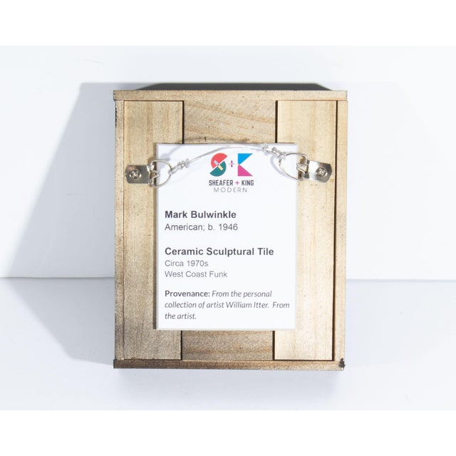Contemporary Mark Bulwinkle 1970s Ceramic Tile For Sale - Image 3 of 7