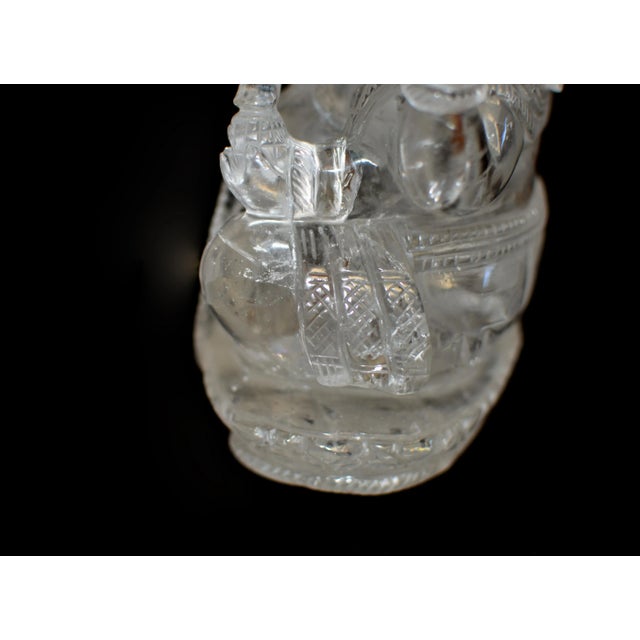 Rock Crystal Quartz Ganesh 7" For Sale - Image 12 of 12