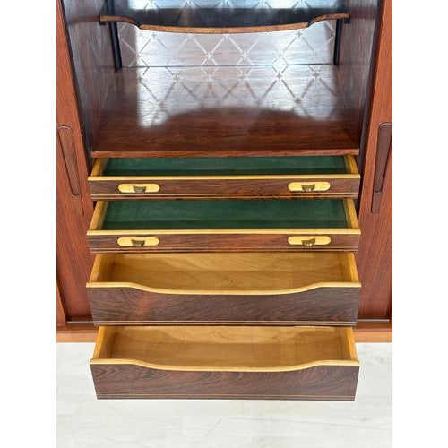 Danish Highboard in Teak For Sale - Image 5 of 11