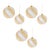 Glass Distressed Glass Ball Ornament (Set of 6) For Sale - Image 7 of 7