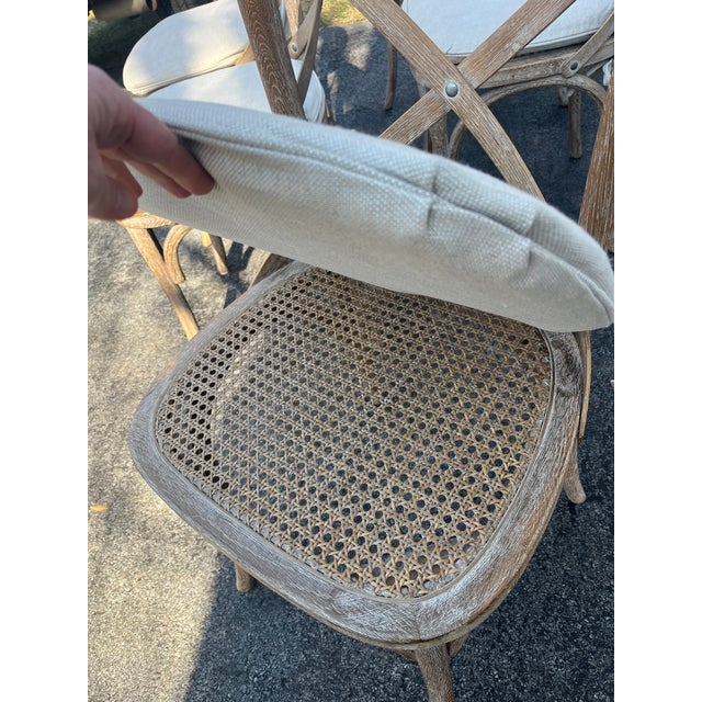 Restoration Hardware Solid Wood Table and Chairs Set of 6 Chairish