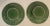 Green Vintage Bordallo Pinheiro Green Majolica Bowls - Oak Leaf Acorn Pattern - Set of 6 For Sale - Image 8 of 10