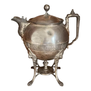 Antique Reed and Barton Aesthetic Era Silver Plate Teapot Model 938