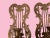 Brass Andrea by Sadek Brass Harp Candle Sconces, a Pair For Sale - Image 8 of 9