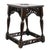 Folk Art Signed F. W. Tyler Hand-Carved Wooden Stool Dated 1943 With Pierced Openwork Panels For Sale - Image 3 of 9