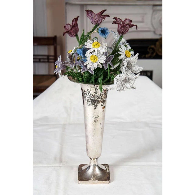Silver Plated Victorian Trumpet Form Vase For Sale In New York - Image 6 of 9