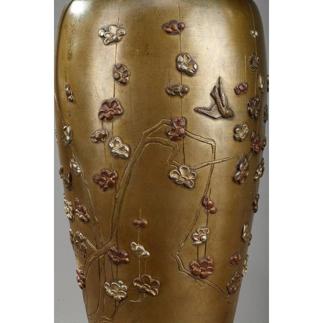 Metal Chinese Style Kerosene Lamps with Birds, Set of 2 For Sale - Image 7 of 18
