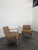 Brown Rattan Armchairs, 1950s, Set of 2, in Very Good conditions.