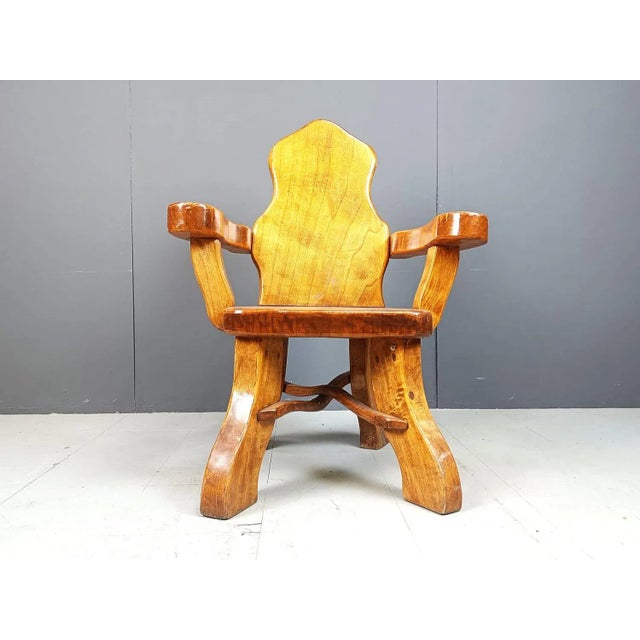 Vintage Brutalist Armchair, 1960s For Sale - Image 6 of 13