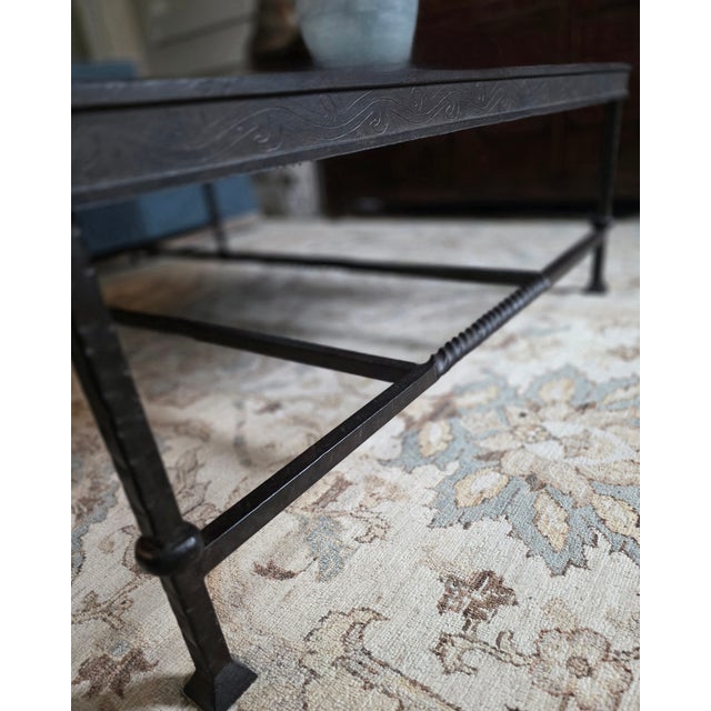 Paul Ferrante Walnut Coffee Table For Sale In New York - Image 6 of 7