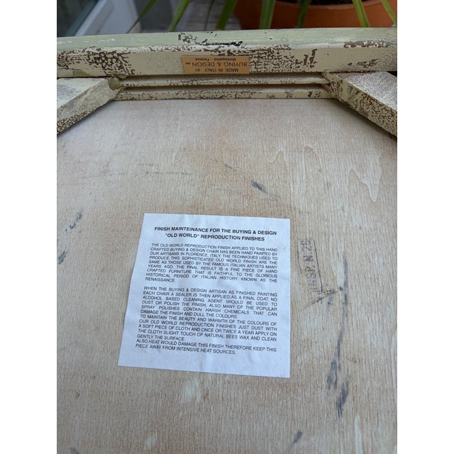 Mid-Century Modern-4-Italian Made Chairs For Sale In Tampa - Image 6 of 8