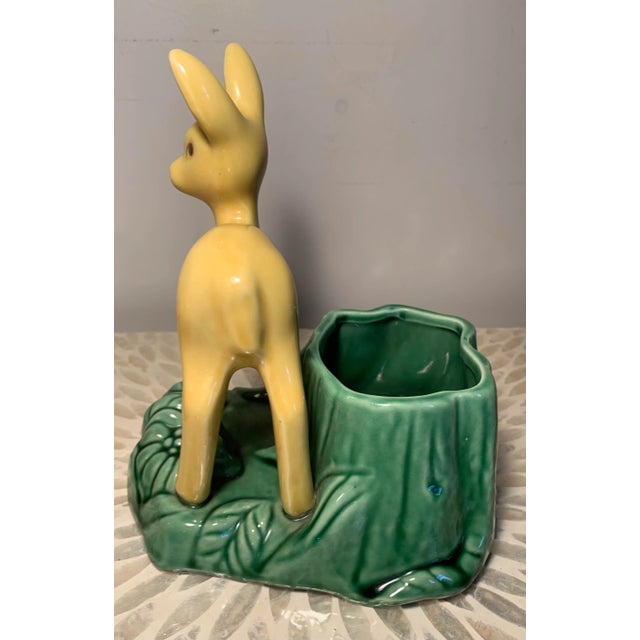 California Pottery 1950’s California Pottery Figural Fawn Planter For Sale - Image 4 of 7