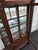 Late 1800s Large Tall Tiger Oak Leaded Stain Glass Curio Cabinet Cupboard 6573 For Sale - Image 17 of 18