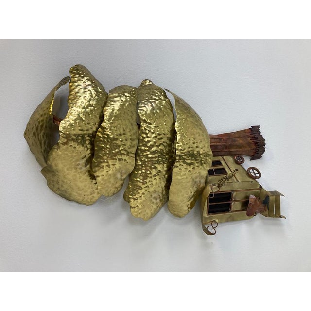 Copper Tree Wall Sculpture from Daniel dHaeseleer, 1970s For Sale - Image 4 of 10