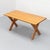 Mid-Century Modern X-Leg Dining Table by Ate Van Apeldoorn for Houtwerk Hattem, 1970s For Sale - Image 3 of 12