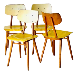 Dining Chairs from Ton, 1960s, Set of 4