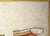 20th Century Warm-Toned Abstract Modern Village by the Ocean With Boats Landscape by David Adickes For Sale - Image 4 of 14