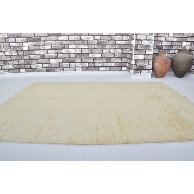 Textile Vintage Handmade Tülü Rug For Sale - Image 7 of 10