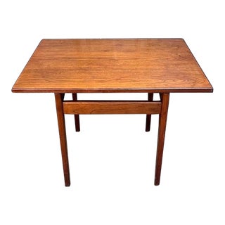 Jens Risom Floating Top Side Table - 1960s Midcentury Occasional Table by Jens Risom For Sale