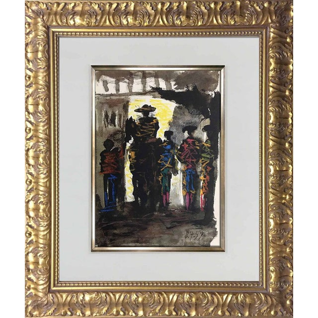 Pablo Picasso, Corrida / Matador on Horse from First Edition of Toros y Toreros, 1961, Offset Lithograph For Sale