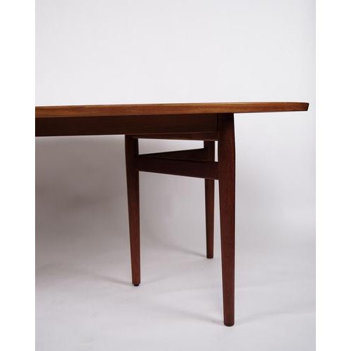 Oval Dining Table in Teak by Arne Vodder for Sibast Furniture Factory, 1960s For Sale - Image 3 of 14