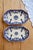 A beautiful pair of Longchamp ironstone serving dishes, Rouen pattern, late 19th century. Their refined blue decoration...